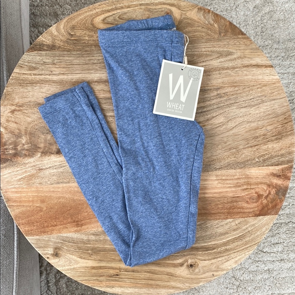 Wheat Organic Cotton Rib Leggings